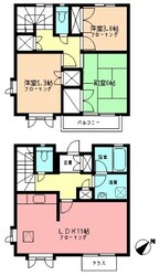 ガーデンホームズF棟の物件間取画像